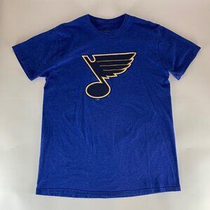 St Louis Blues NHL Blue Champion Branded Crewneck Shirt Mens Large